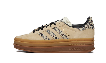 Adidas Gazelle Bold Cream Black Leopard