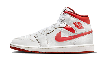 Air Jordan 1 Mid SE White Dune Red