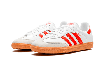Adidas Samba OG White Solar Red Gum (Women's)