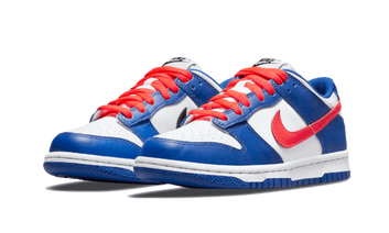 Dunk Low White Royal Red