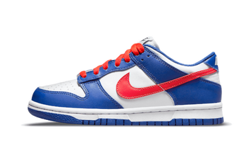 Dunk Low White Royal Red