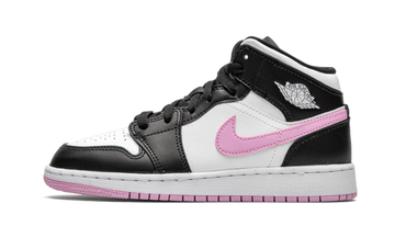 Air Jordan 1 Mid White Black Light Arctic Pink