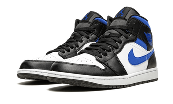 Air Jordan 1 Mid White Black Royal
