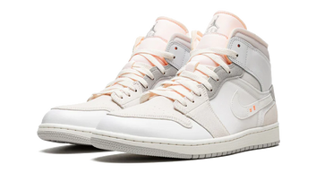 Air Jordan 1 Mid SE Craft Inside Out White Grey